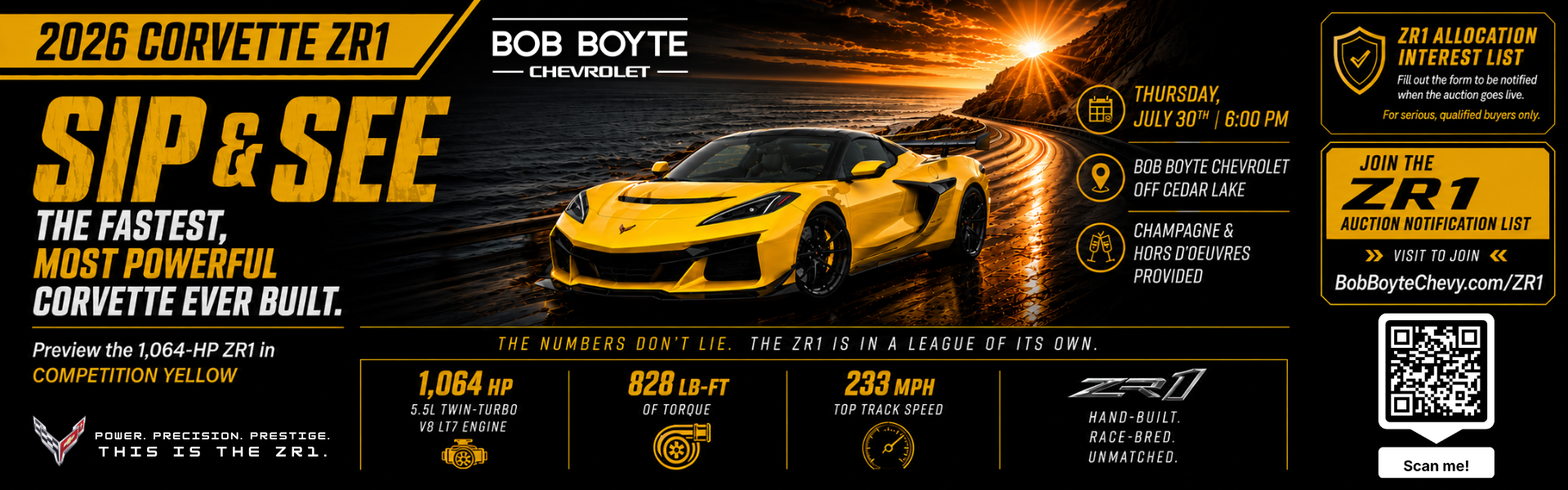 2026 Corvette ZR1 Event